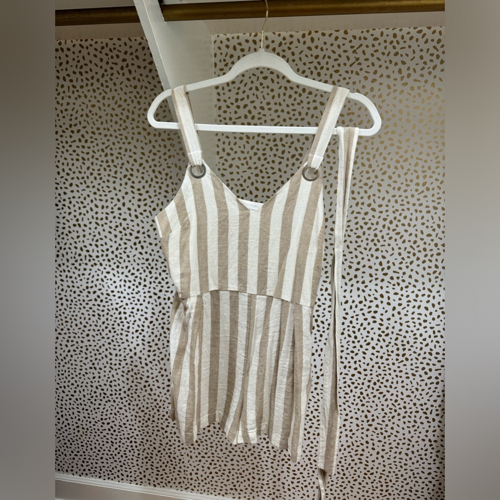 Coco and Jaimeson Striped Romper
